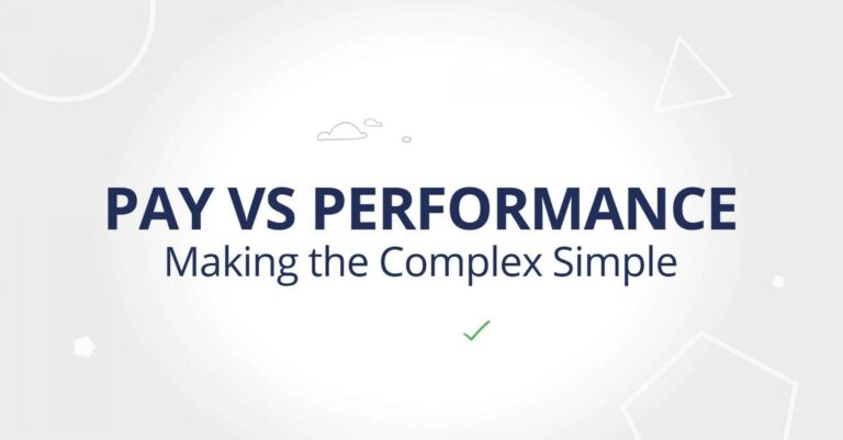 Pay vs Performance - Making the Complex Simple
