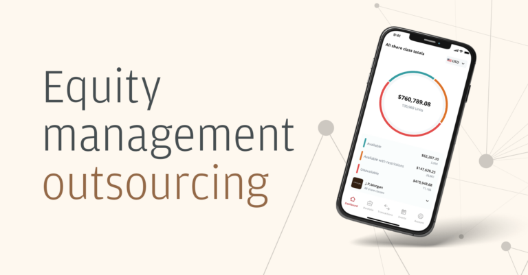Equity management outsourcing