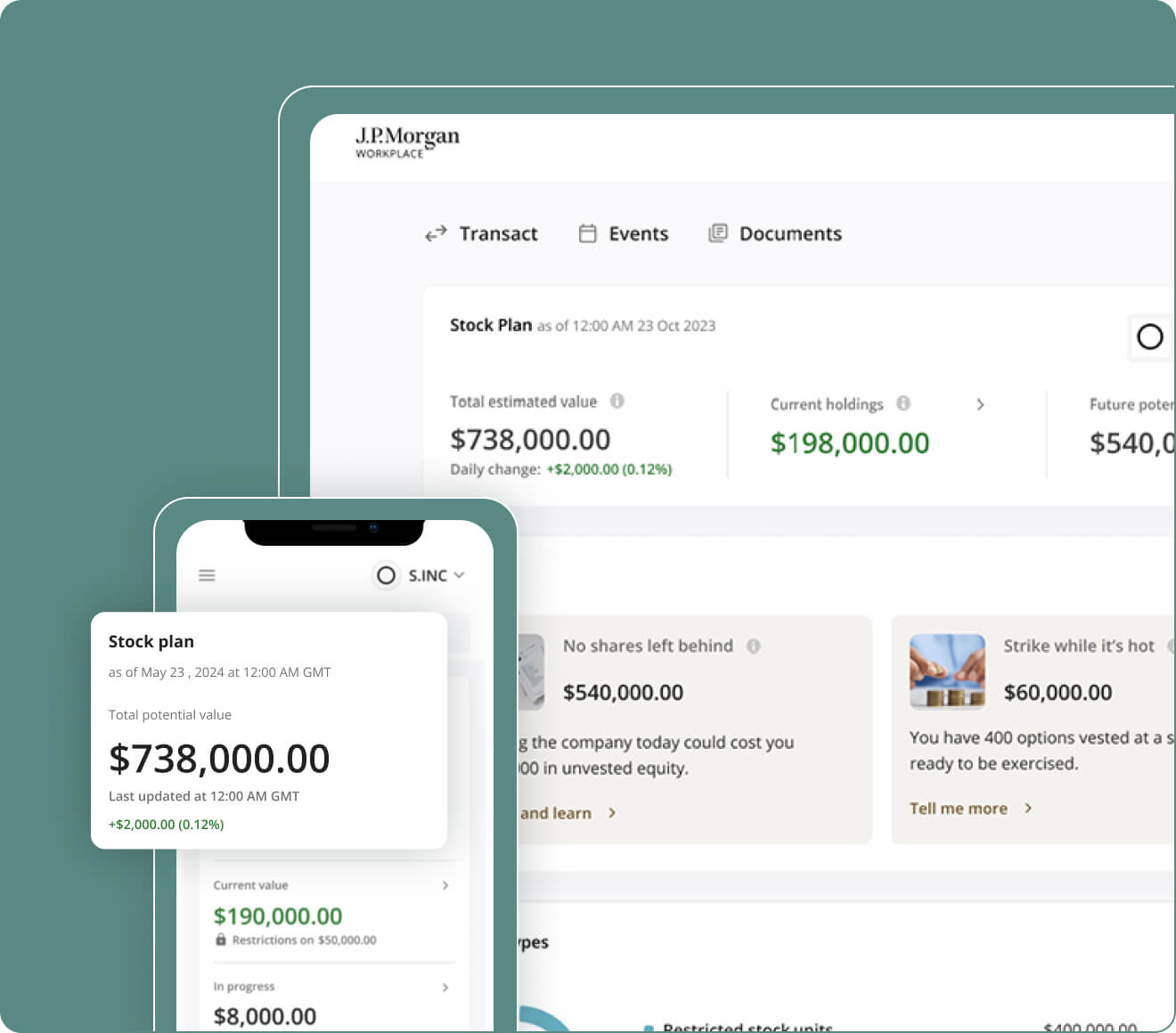 Participant Portal - Equity Holdings