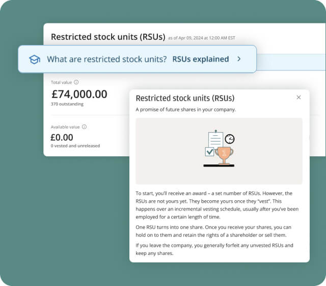 RSU dashboard