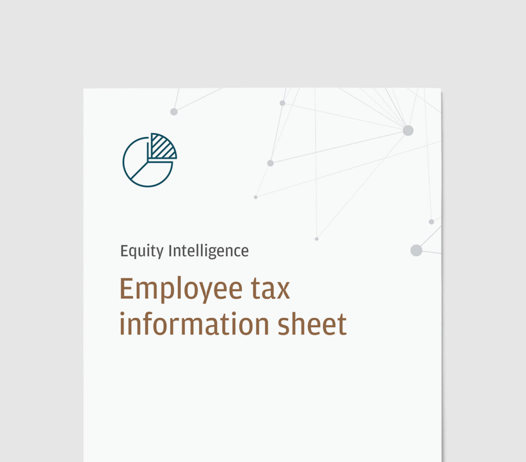Employee tax information sheet