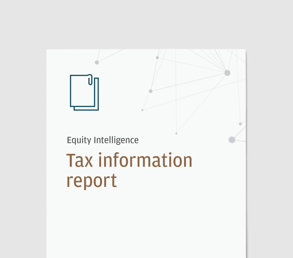 Tax Information Report